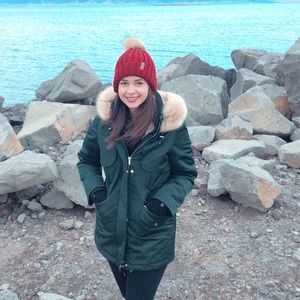 Zara TRF outerwear- Dark forest green jacket, XS